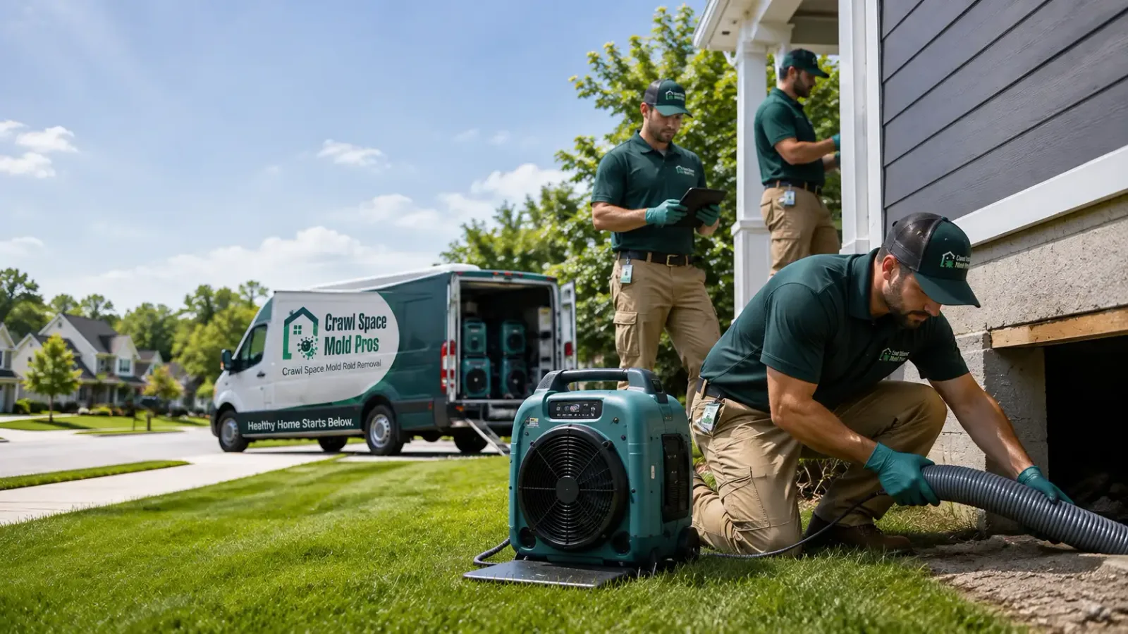 Crawl Space Mold Removal in Fort Ashby, WV